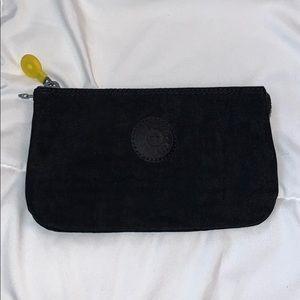 Kipling 5 Pocket Black Wallet with Yellow Zipper